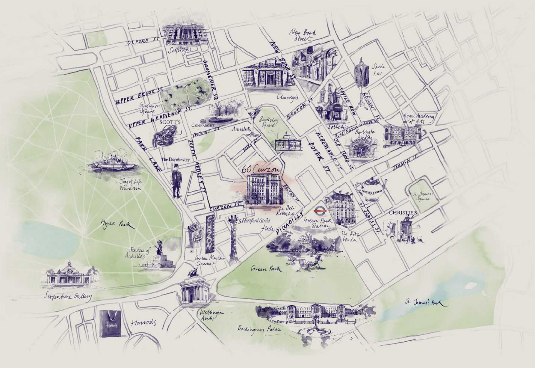 map of mayfair