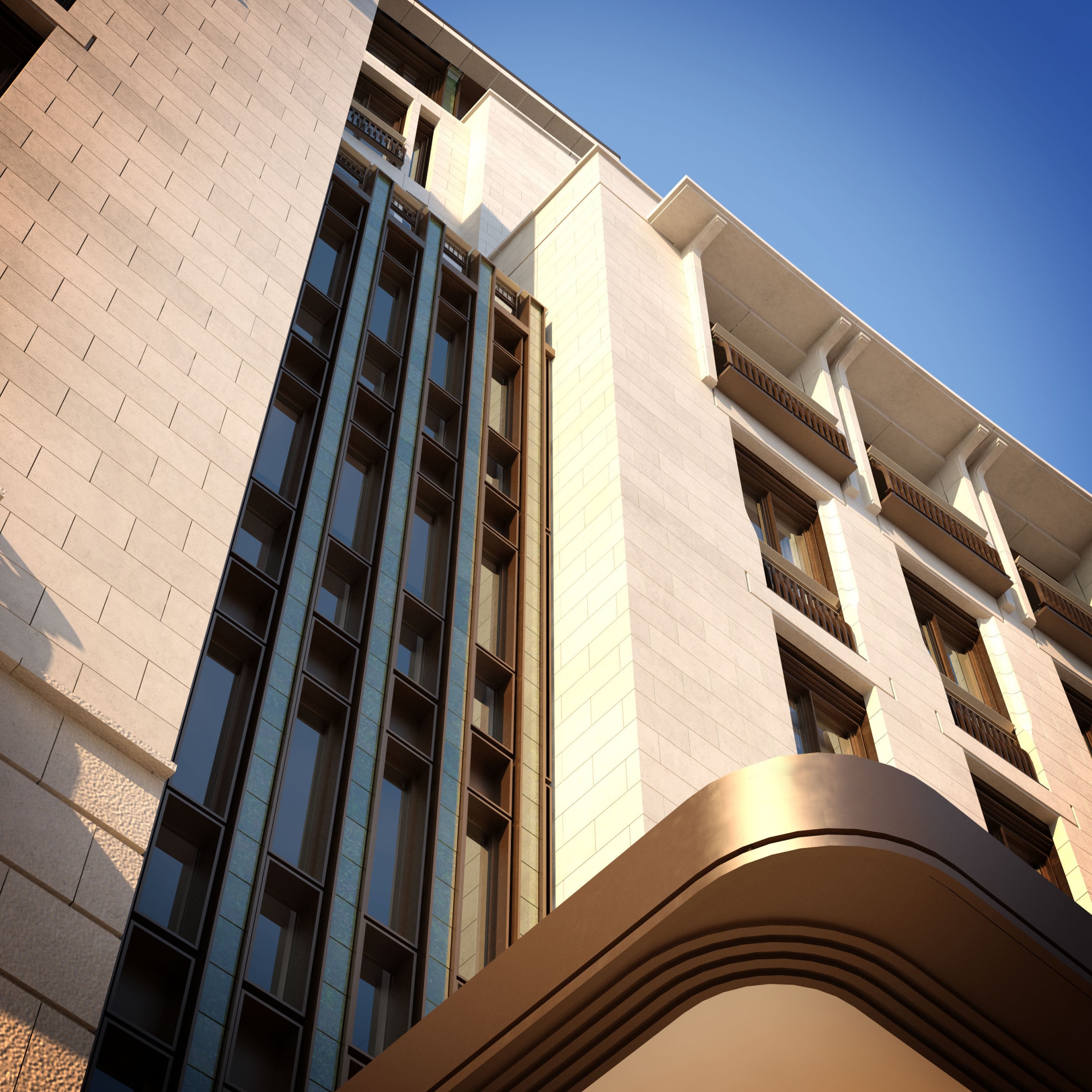60 Curzon's façade