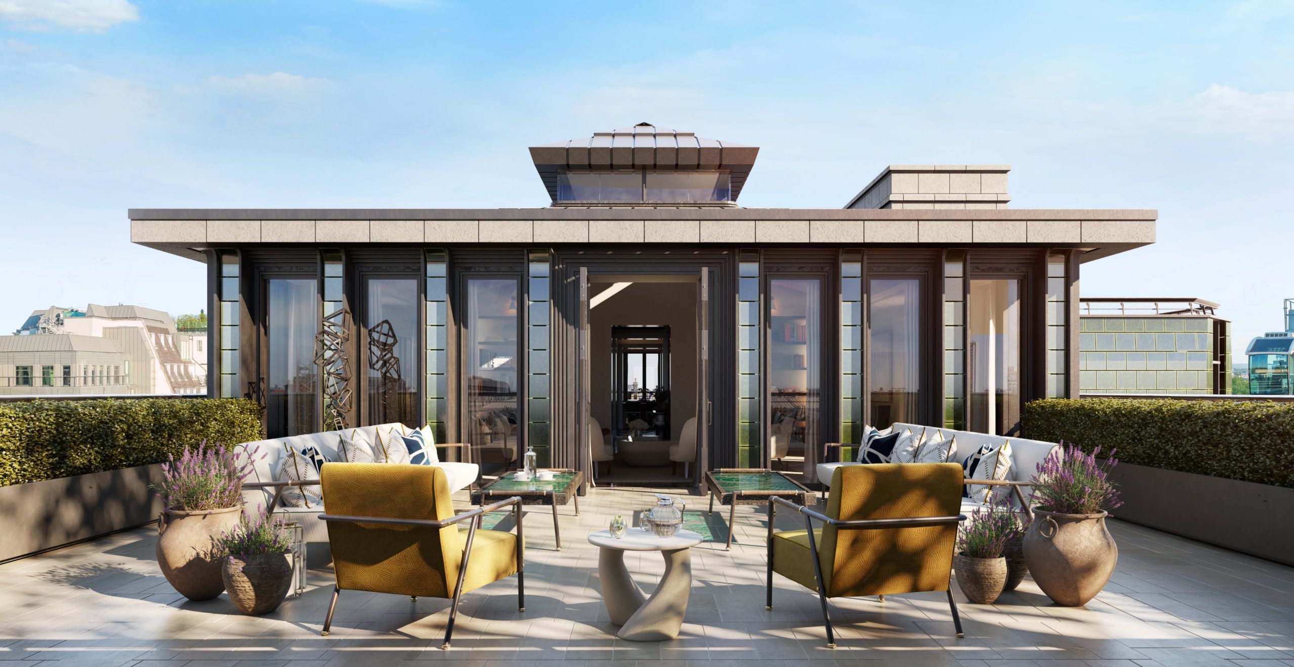 60 Curzon Penthouse terrace